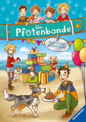 Buchcover Die Pfotenbande, Band 3: Kiwi feiert Geburtstag | Usch Luhn | EAN 9783473406067 | ISBN 3-473-40606-6 | ISBN 978-3-473-40606-7