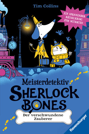 Buchcover Meisterdetektiv Sherlock Bones. Ein spannender Rätselkrimi zum Mitraten, Band 3: Der verschwundene Zauberer | Tim Collins | EAN 9783473409228 | ISBN 3-473-40922-7 | ISBN 978-3-473-40922-8