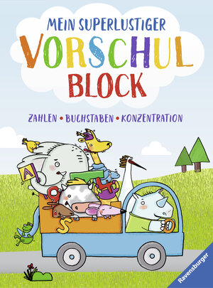 Buchcover Mein superlustiger Vorschul-Block | Anja Lohr | EAN 9783473415779 | ISBN 3-473-41577-4 | ISBN 978-3-473-41577-9
