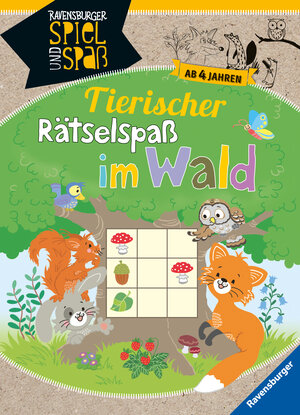 Buchcover Tierischer Rätsel-Spaß im Wald ab 4 Jahren | Dominique Conte | EAN 9783473416233 | ISBN 3-473-41623-1 | ISBN 978-3-473-41623-3