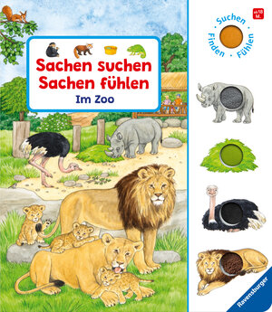 Buchcover Sachen suchen, Sachen fühlen: Im Zoo: Suchen, finden, fühlen | Frauke Nahrgang | EAN 9783473416943 | ISBN 3-473-41694-0 | ISBN 978-3-473-41694-3