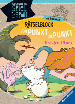 Buchcover Rätselblock von Punkt zu Punkt: Bei den Dinos | Martine Richter | EAN 9783473417063 | ISBN 3-473-41706-8 | ISBN 978-3-473-41706-3