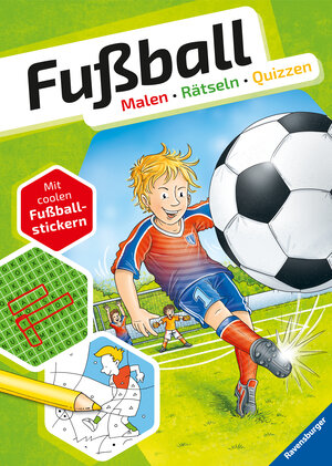 Buchcover Fußball. Malen - Rätseln - Quizzen | Falko Honnen | EAN 9783473417155 | ISBN 3-473-41715-7 | ISBN 978-3-473-41715-5