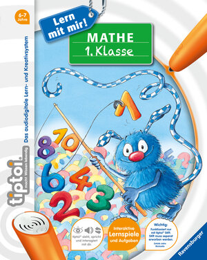 Buchcover tiptoi® Mathe 1. Klasse | Kai Haferkamp | EAN 9783473418039 | ISBN 3-473-41803-X | ISBN 978-3-473-41803-9