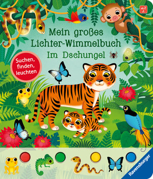 Buchcover Mein großes Lichter-Wimmelbuch: Im Dschungel | Sandra Grimm | EAN 9783473419029 | ISBN 3-473-41902-8 | ISBN 978-3-473-41902-9