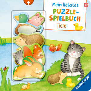 Buchcover Mein liebstes Puzzle-Spielbuch - Tiere | Frauke Nahrgang | EAN 9783473420216 | ISBN 3-473-42021-2 | ISBN 978-3-473-42021-6