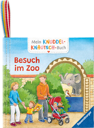 Buchcover Mein Knuddel-Knautsch-Buch: Besuch im Zoo; weiches Stoffbuch, waschbares Badebuch, Babyspielzeug ab 6 Monate | Friederike Kunze | EAN 9783473420872 | ISBN 3-473-42087-5 | ISBN 978-3-473-42087-2