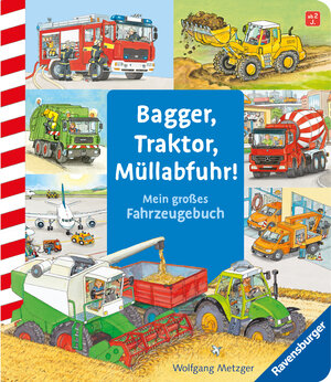Buchcover Bagger, Traktor, Müllabfuhr! | Daniela Prusse | EAN 9783473434077 | ISBN 3-473-43407-8 | ISBN 978-3-473-43407-7