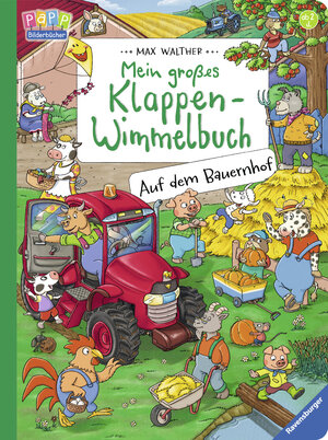 Buchcover Mein großes Klappen-Wimmelbuch: Auf dem Bauernhof  | EAN 9783473436330 | ISBN 3-473-43633-X | ISBN 978-3-473-43633-0