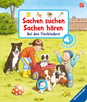 Buchcover Sachen suchen, Sachen hören: Bei den Tierkindern | Frauke Nahrgang | EAN 9783473438440 | ISBN 3-473-43844-8 | ISBN 978-3-473-43844-0