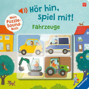 Buchcover Hör hin, spiel mit! Mein Puzzle-Soundbuch: Fahrzeuge | Sandra Grimm | EAN 9783473439928 | ISBN 3-473-43992-4 | ISBN 978-3-473-43992-8