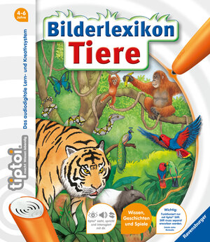 Buchcover tiptoi® Bilderlexikon Tiere | Susanne Gernhäuser | EAN 9783473445684 | ISBN 3-473-44568-1 | ISBN 978-3-473-44568-4