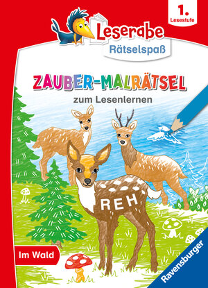Buchcover Leserabe Rätselspaß - Zauber-Malrätsel zum Lesenlernen: Im Wald (1. Lesestufe) | Melinda Ronto | EAN 9783473488902 | ISBN 3-473-48890-9 | ISBN 978-3-473-48890-2