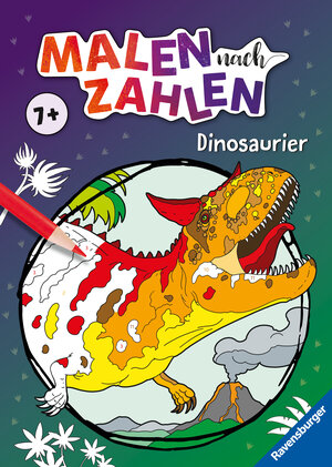 Buchcover Ravensburger Malen nach Zahlen ab 7 Jahren Dinosaurier  | EAN 9783473489541 | ISBN 3-473-48954-9 | ISBN 978-3-473-48954-1