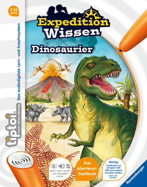 Buchcover tiptoi® Dinosaurier | THiLO | EAN 9783473553990 | ISBN 3-473-55399-9 | ISBN 978-3-473-55399-0