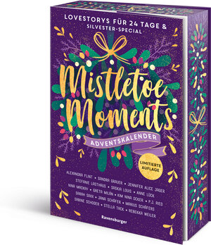 Buchcover Mistletoe Moments. Ein Adventskalender. New-Adult-Lovestorys für 24 Tage plus Silvester-Special (Romantische Kurzgeschichten für jeden Tag bis Weihnachten) | Alexandra Flint | EAN 9783473586721 | ISBN 3-473-58672-2 | ISBN 978-3-473-58672-1