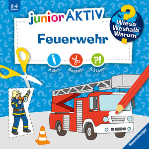 Buchcover Wieso? Weshalb? Warum? junior AKTIV - Feuerwehr | EAN 9783473600229 | ISBN 3-473-60022-9 | ISBN 978-3-473-60022-9