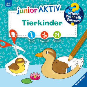 Buchcover Wieso? Weshalb? Warum? junior AKTIV: Tierkinder  | EAN 9783473600236 | ISBN 3-473-60023-7 | ISBN 978-3-473-60023-6