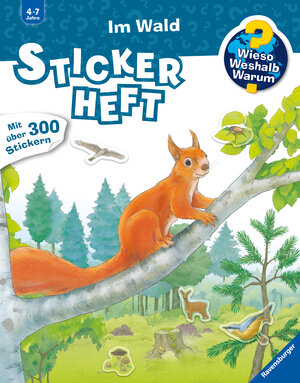Buchcover Wieso? Weshalb? Warum? Stickerheft: Im Wald  | EAN 9783473600298 | ISBN 3-473-60029-6 | ISBN 978-3-473-60029-8