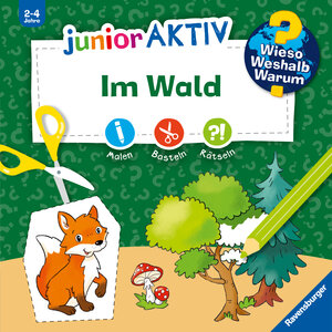 Buchcover Wieso? Weshalb? Warum? junior AKTIV - Im Wald | EAN 9783473600588 | ISBN 3-473-60058-X | ISBN 978-3-473-60058-8