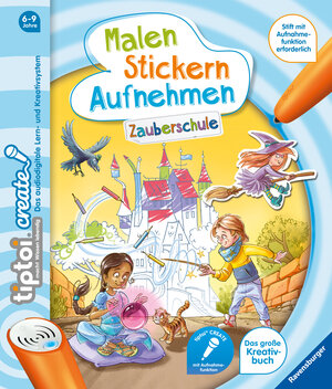 Buchcover tiptoi® CREATE Malen Stickern Aufnehmen: Zauberschule | Lotta Bieberstein | EAN 9783473658893 | ISBN 3-473-65889-8 | ISBN 978-3-473-65889-3