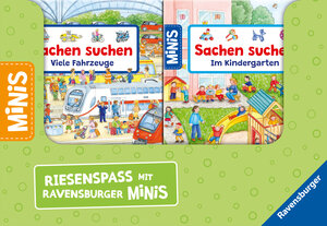 Buchcover Verkaufs-Kassette "Ravensburger Minis 17 - Sachen suchen"  | EAN 9783473684663 | ISBN 3-473-68466-X | ISBN 978-3-473-68466-3