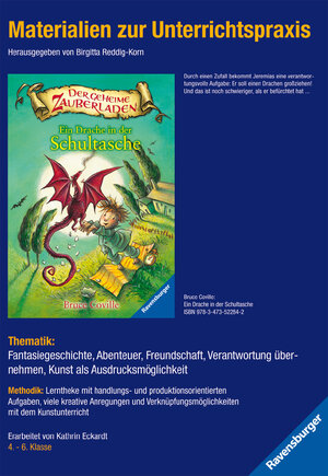 Buchcover Materialien zur Unterrichtspraxis - Bruce Coville: Ein Drache in der Schultasche  | EAN 9783473980536 | ISBN 3-473-98053-6 | ISBN 978-3-473-98053-6