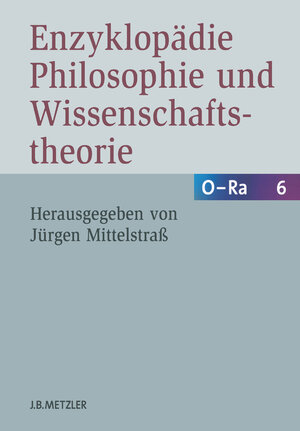 Buchcover Enzyklopädie Philosophie und Wissenschaftstheorie  | EAN 9783476001412 | ISBN 3-476-00141-5 | ISBN 978-3-476-00141-2