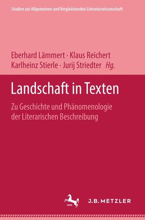 Buchcover Landschaft in Texten | Eckhard Lobsien | EAN 9783476004857 | ISBN 3-476-00485-6 | ISBN 978-3-476-00485-7