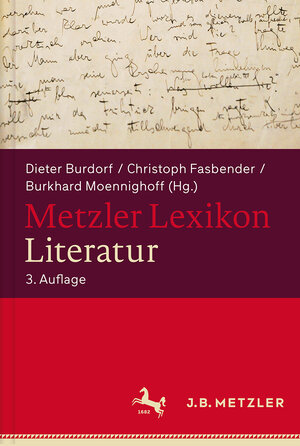 Buchcover Metzler Lexikon Literatur  | EAN 9783476016126 | ISBN 3-476-01612-9 | ISBN 978-3-476-01612-6