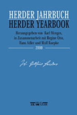 Buchcover Herder-Jahrbuch /Herder Yearbook  | EAN 9783476017987 | ISBN 3-476-01798-2 | ISBN 978-3-476-01798-7