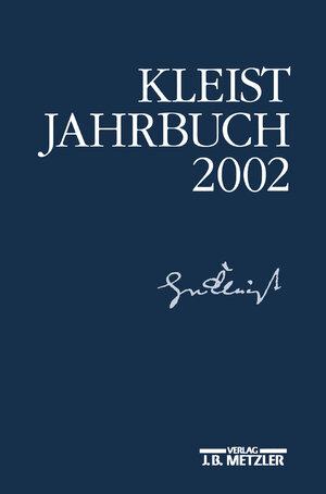 Buchcover Kleist-Jahrbuch 2002  | EAN 9783476019301 | ISBN 3-476-01930-6 | ISBN 978-3-476-01930-1