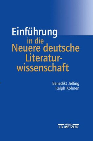 Einführung in die Neuere deutsche Literaturwissenschaft