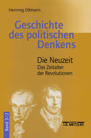 Buchcover Geschichte des politischen Denkens | Henning Ottmann | EAN 9783476020505 | ISBN 3-476-02050-9 | ISBN 978-3-476-02050-5