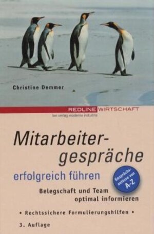 Buchcover Mitarbeitergespräche erfolgreich führen | Christine Demmer | EAN 9783478371308 | ISBN 3-478-37130-9 | ISBN 978-3-478-37130-8