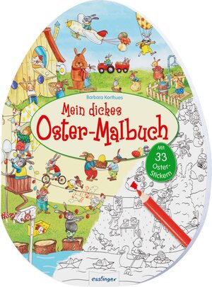 Buchcover Mein dickes Oster-Malbuch  | EAN 9783480238392 | ISBN 3-480-23839-4 | ISBN 978-3-480-23839-2