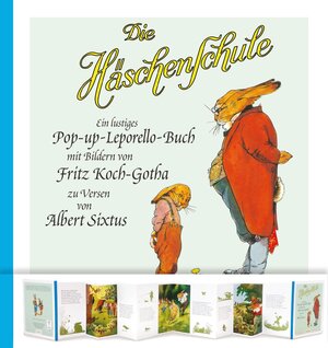 Buchcover Die Häschenschule: Pop-up-Leporello-Buch | Albert Sixtus | EAN 9783480401284 | ISBN 3-480-40128-7 | ISBN 978-3-480-40128-4