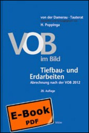 Buchcover VOB im Bild - Tiefbau- und Erdarbeiten | Hinrich Poppinga | EAN 9783481029951 | ISBN 3-481-02995-0 | ISBN 978-3-481-02995-1