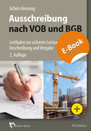 Buchcover Ausschreibung nach VOB und BGB - E-Book (PDF) | Achim Henning | EAN 9783481034924 | ISBN 3-481-03492-X | ISBN 978-3-481-03492-4