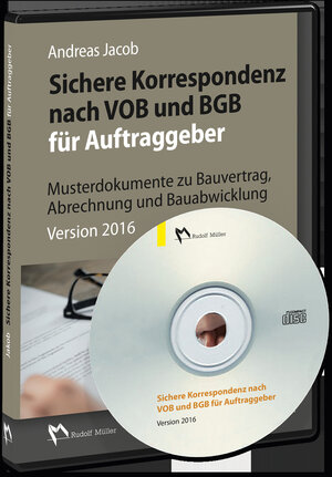 Buchcover Sichere Korrespondenz nach VOB und BGB für Auftraggeber | Andreas Jacob | EAN 9783481035273 | ISBN 3-481-03527-6 | ISBN 978-3-481-03527-3