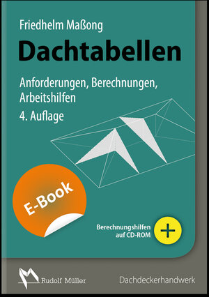 Buchcover Dachtabellen | Friedhelm Maßong | EAN 9783481035594 | ISBN 3-481-03559-4 | ISBN 978-3-481-03559-4