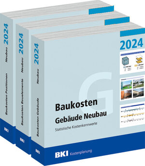 Buchcover BKI Baukosten Gebäude + Positionen + Bauelemente Neubau 2024 - Kombi Teil 1-3  | EAN 9783481047467 | ISBN 3-481-04746-0 | ISBN 978-3-481-04746-7
