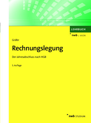 Buchcover Rechnungslegung | Horst Gräfer | EAN 9783482001451 | ISBN 3-482-00145-6 | ISBN 978-3-482-00145-1