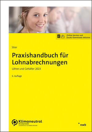 Buchcover Praxishandbuch für Lohnabrechnungen | Markus Stier | EAN 9783482008856 | ISBN 3-482-00885-X | ISBN 978-3-482-00885-6