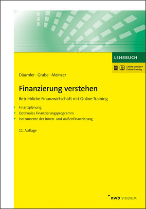 Buchcover Finanzierung verstehen | Jürgen Grabe | EAN 9783482010118 | ISBN 3-482-01011-0 | ISBN 978-3-482-01011-8