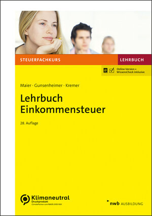 Buchcover Lehrbuch Einkommensteuer | Hartwig Maier | EAN 9783482015144 | ISBN 3-482-01514-7 | ISBN 978-3-482-01514-4