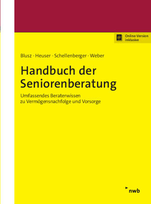 Buchcover Handbuch der Seniorenberatung | Pawel Blusz | EAN 9783482018718 | ISBN 3-482-01871-5 | ISBN 978-3-482-01871-8