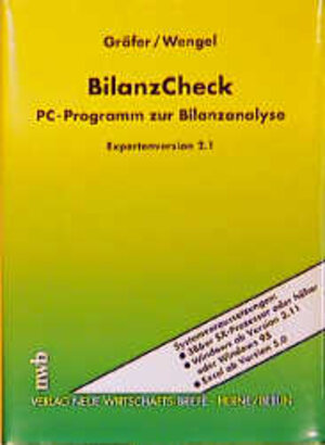 Buchcover PC-Programm zur Bilanzanalyse Version 2.0 | Horst Gräfer | EAN 9783482466120 | ISBN 3-482-46612-2 | ISBN 978-3-482-46612-0