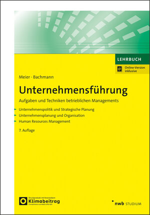 Buchcover Unternehmensführung | Harald Meier | EAN 9783482489679 | ISBN 3-482-48967-X | ISBN 978-3-482-48967-9