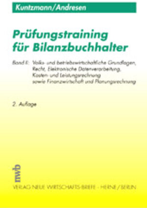 Buchcover Prüfungstraining für Bilanzbuchhalter | Wolfgang Kopsch | EAN 9783482498329 | ISBN 3-482-49832-6 | ISBN 978-3-482-49832-9